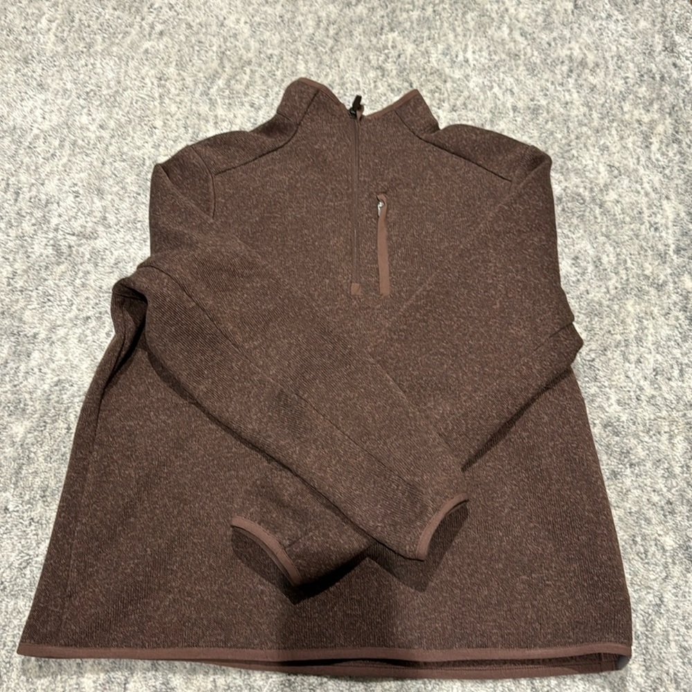 Figs on shift sweater knit jacket